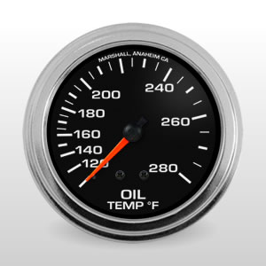Oil Temperature Gauge. Black Dial, Mechanical Oil Temperature Gauge. 3015 Oil Temperature Gauge. Black Dial, Mechanical Oil Temperature Gauge.