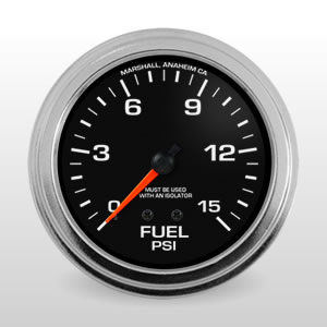 Black: Fuel Pressure Comp II Auto Gauges from Marshall Instruments 3017 Black: Fuel Pressure Comp II Auto Gauges from Marshall Instruments