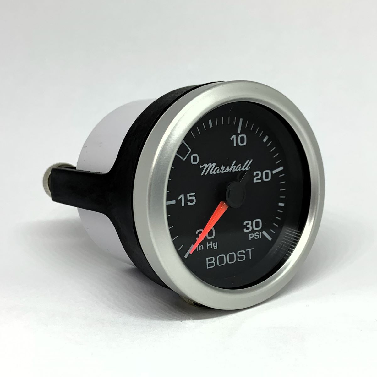 SCX Full Sweep Electric Vacuum/Boost Gauge, Black Dial