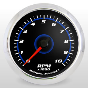 3-3/8" Tachometer SCX Blueline from Marshall Instruments 6151 3-3/8" Tachometer SCX Blueline from Marshall Instruments