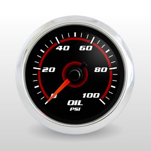 Oil Pressure SCX Redline from Marshall Instruments 6233 Oil Pressure SCX Redline from Marshall Instruments
