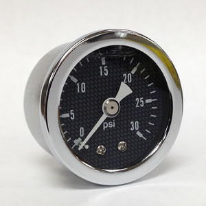 Marshall CF00030. 1.5" Direct Mount Fuel/Air/Oil/Water Pressure Gauge. Liquid Filled, 1/8" NPT Connection. CF00030 Marshall CF00030. 1.5" Direct Mount Fuel/Air/Oil/Water Pressure Gauge. Liquid Filled, 1/8" NPT Connection.