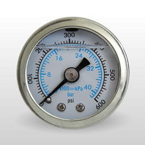 Marshall WS00600. 1.5" Direct Mount Fuel/Oil/Air/Water Pressure Gauge, Liquid Filled, 1/8" NPT Center Back Connection WS00600 Marshall WS00600. 1.5" Direct Mount Fuel/Oil/Air/Water Pressure Gauge, Liquid Filled, 1/8" NPT Center Back Connection
