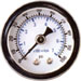 White Dual Scale  boost pressure Gage